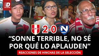 Hinchas de la SELECCIÓN PERUANA reaccionan al debut de OLIVER SONNE ante Nicaragua  DE CONTRA [upl. by Clova974]