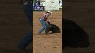 calf roping and tying rodeo cowboy shorts [upl. by Eelek]