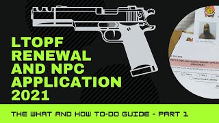 LTOPF Renewal and NPC Application 2021Part 13 [upl. by Lindell]