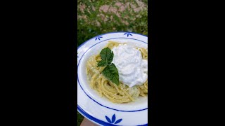 Spaghetti con pesto di limoni e burrata [upl. by Adniram]