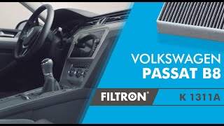 Jak wymienić filtr kabinowy – Volkswagen Passat B8 – The Mechanics by FILTRON [upl. by Nerot]