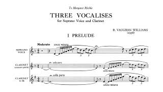 Ralph Vaughan Williams  3 Vocalises [upl. by Trilbie]