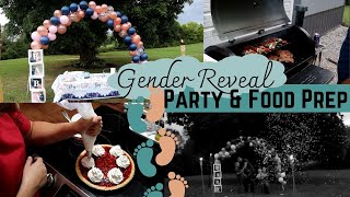 GENDER REVEAL PARTY AND MEAL PREP  SPEND THE DAY WITH ME  MENNONITE MOM LIFE [upl. by Linn]