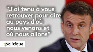 Revivez la conférence de presse dEmmanuel Macron [upl. by Yellek204]