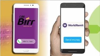 Commercial Bank of Ethiopia CBE and WorldRemit launched international mobile money transfer [upl. by Bluhm758]