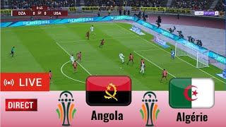 Algérie vs Angola en direct Coupe dAfrique des Nations Résultat du match Gameplay PC pes 2021 [upl. by Aicilaana]