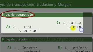 Inferencia Lógica  part 09 [upl. by Hanni]