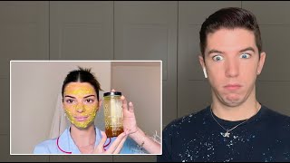 Specialist Reacts to Kendall Jenners Skin Care Routine [upl. by Wilkison]