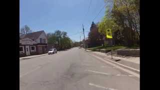 Ride through Smithville ON Canada on my GoldWing motorcycle [upl. by Zsolway]