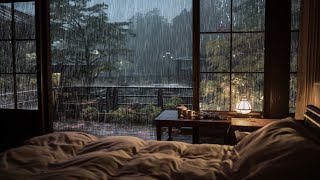 Relaxing rain sound washes away all your stress while you sleep 😴  Rain Sounds for sleep [upl. by Thorma]