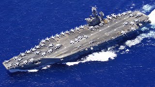 Aircraft Carrier • USS Nimitz CVN 68 Conducts Flight Operations at Sea • Video Compilation [upl. by Frohne]