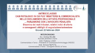 Antiriciclaggio casi patologici in cui può imbattersi il commercialista [upl. by Arahs747]