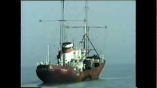 Radio Caroline  MV Ross Revenge 1990 [upl. by Isherwood532]