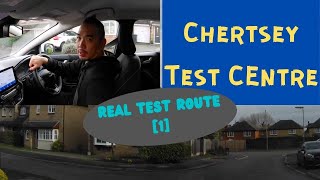 Chertsey Driving Test Centre  REAL Test Route 1  Full Commentary [upl. by Leorsiy32]