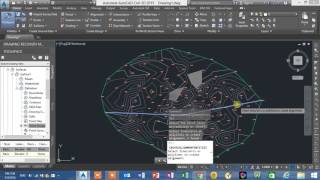 AutoCAD Civil 3d 2015  create surfacecreate profile [upl. by Christabel]