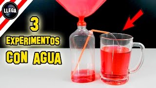 🧪😎10 EXPERIMENTOS Caseros con AGUA💧  EXPERIMENTOS fáciles de física y química⚗️ [upl. by Florentia122]