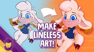 How To Make Better LINELESS Art [upl. by Nohtahoj]