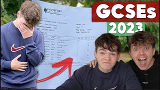 BROTHER OPENS HIS GCSE RESULTS 2023 LIVE REACTION  Reacting to my 2023 GCSEs results [upl. by Castro]