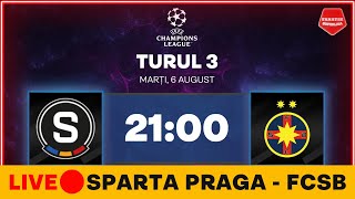 Cum vezi LIVE ONLINE STREAM Sparta Praga  FCSB in Champions League [upl. by Dranal440]