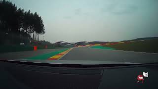 Onboard on the renovated track  Welcome back at SpaFrancorchamps [upl. by Ehtyde]