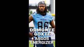 Damonte Coxie is More Than Just Amazing Catches  The Toronto Argonauts Unofficial Energizer [upl. by Quincy366]