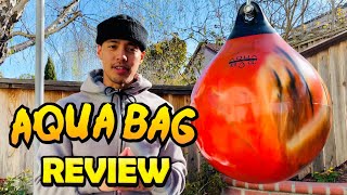 AQUA PUNCHING BAG HONEST REVIEW  DEMO 18quot 120 lb 🔥💧 [upl. by Matazzoni]