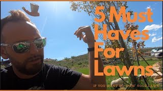 5 MustHaves for DIY Lawn Care [upl. by Aicenaj555]