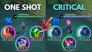 Selena One Shot Build vs Selena Critical Build [upl. by Davis165]