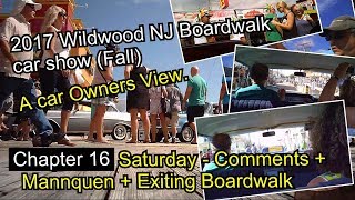 Chapter 16 2017 Wildwood NJ Fall Boardwalk Car Show Saturday Human Mannquen  Exiting Boardwalk [upl. by Bay]