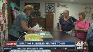 Quilting company saves small Missouri town [upl. by Annayr]