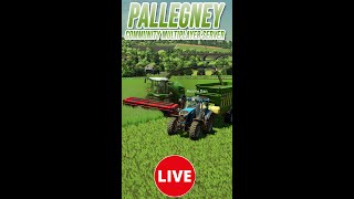 🔴LIVE VERTICAL🔴 Pallegney Community MP Server  Farming Simulator 22 [upl. by Ebsen526]