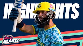 Moeen Ali Smashes 103 off 59  Birmingham v Leicestershire  Highlights  Vitality Blast 2024 [upl. by Tawsha]