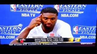 Roy Hibbert says quotNo Homoquot on press conference [upl. by An329]