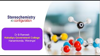 R S Configuration by Dr B Ramesh Stereochemistry JAM JEE NEET CSIRNET GATE PGCET CPGET [upl. by Tenneb]