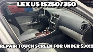 20062009 Lexus IS250350 navigation digitizer replacement [upl. by Wedurn]