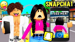 CREEPY ONLINE DATERS Stalk Me On SNAPCHAT in BROOKHAVEN RP [upl. by Ettenan]