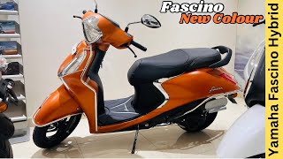 2024 Yamaha Fascino New Colour Matte Copper Full Review 😍 Price amp Features 🔥 Smart Hybrid [upl. by Binky]