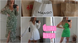 HAUL ÚLTIMAS REBAJAS  Mango HampM Stradivarius Primark [upl. by Ydner]