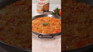 🥘🐟 Paella de Bacalao  Receta Tradicional y Deliciosa 😋 [upl. by Cinemod]