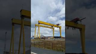 Harland and Wolff’s “Sampson and Goliath” Belfast Ireland 🇮🇪 belfast ireland titanic travel [upl. by Hasina]