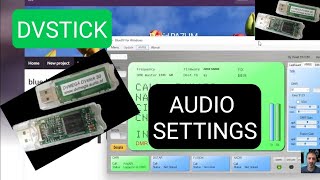 DVSTICK30 AMBE amp BLUE DV  AUDIO SETTINGS MICSPEAKER [upl. by Asli]