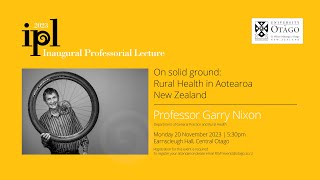 Inaugural Professorial Lecture  Professor Garry Nixon [upl. by Sinclair]