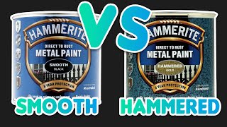 Hammerite smooth v hammered whats the difference [upl. by Ulric767]