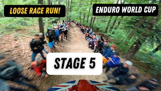 LOOSE RACE RUN  WILD STAGE 5 CROWDS  Poland World Cup [upl. by Obaza890]