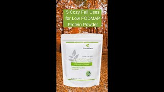 5 Cozy Fall Uses for Low FODMAP Protein Powder [upl. by Twitt]