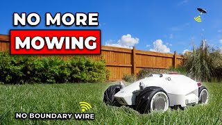 This Wireless Robot Lawn Mower Will Blow Your Mind  LUBA AWD 5000 [upl. by Nyleahs]