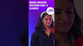 Manu Bhaker Slays At Decoding GenZ Slang At NDTV Yuva Conclave [upl. by Siulegroj608]