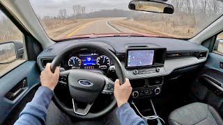 2022 Ford Maverick XLT EcoBoost Start Up Test Drive Walkaround POV and Review [upl. by Eiznik]