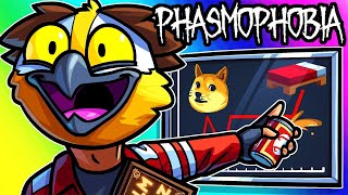 Phasmophobia Funny Moments  Asking Ghosts for their Predictions on Bitcoin [upl. by Ciredor]