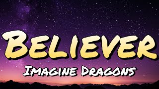 BELIEVER lyrics  Imagine Dragons  Karaoke  TT [upl. by Hilar]